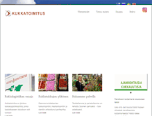 Tablet Screenshot of kukkatoimitus.fi